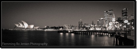 Sydney Duotone Panorama. Flemming Bo Jensen Photography