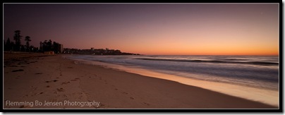 Manly Beach at Dawn. Flemming Bo Jensen Photography