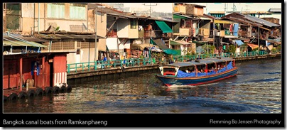 Ramkanphaeng canal boat