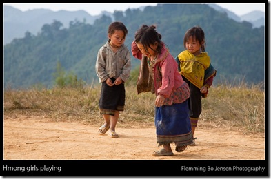 hmong girls playing - blog