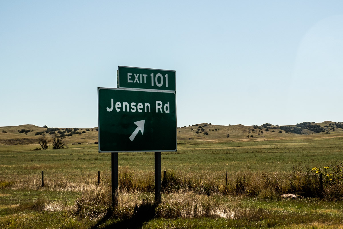 Jensen Road in South Dakota