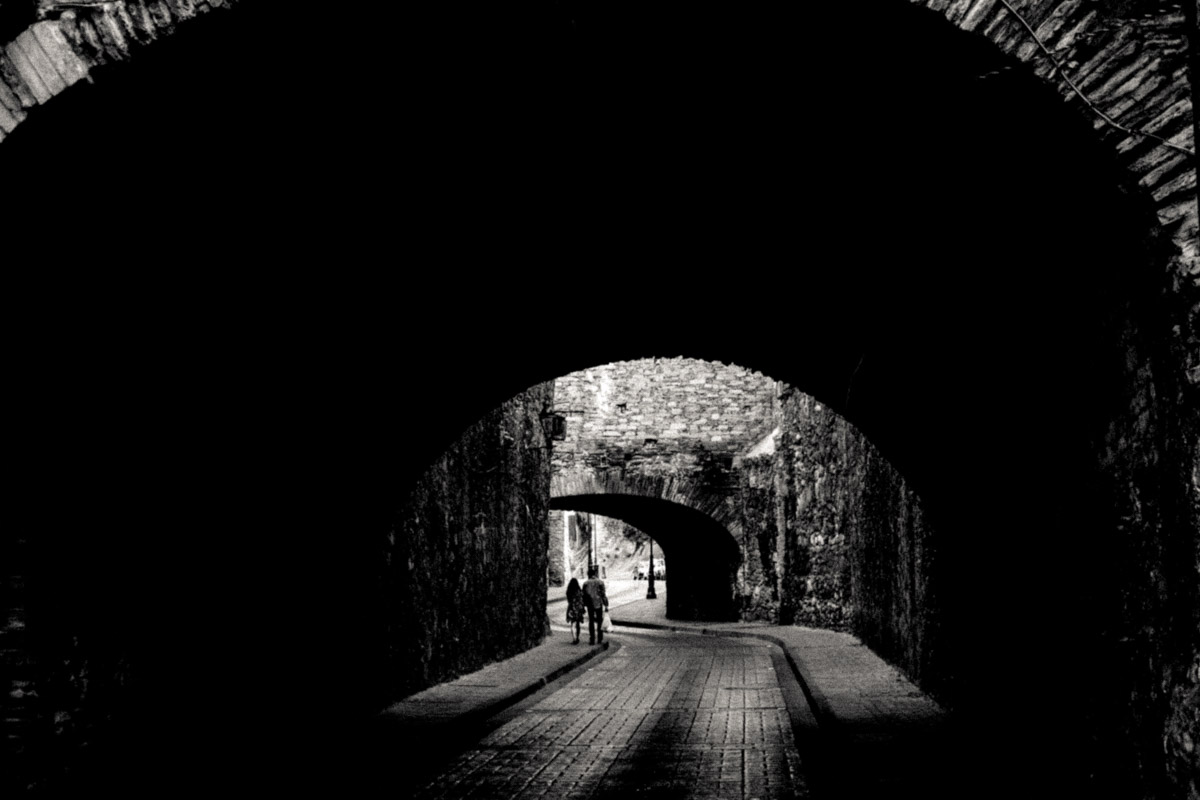 The exit from one of the tunnels. Fujifilm X-T1